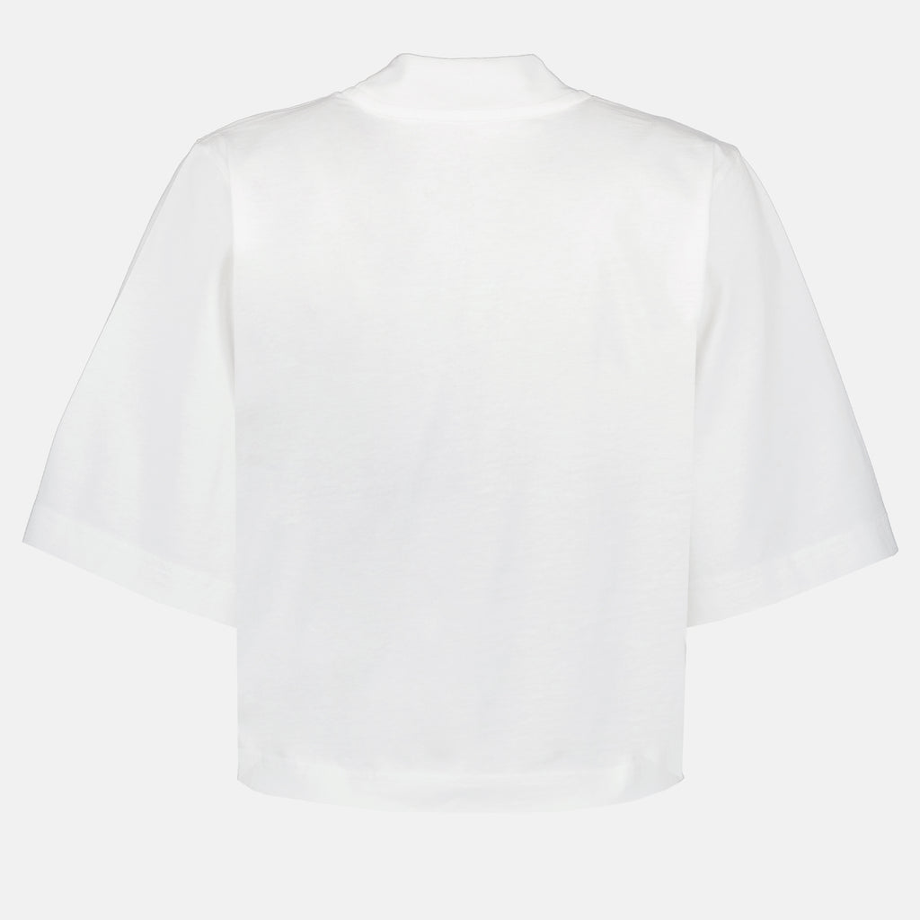 T-shirt T-shirt crop Bear Palm Angels Bianco Femme