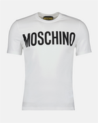 T-shirt T-shirt imprimé logo Moschino Bianco Homme