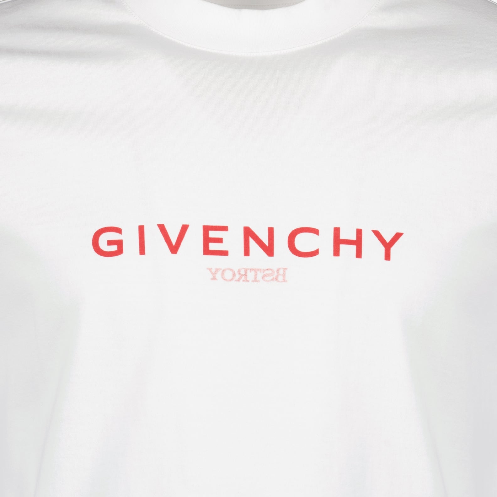Tシャツ リバースロゴTシャツ Givenchy 白 男