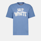 T-shirt T-shirt 70'S Off-White Blu Femme