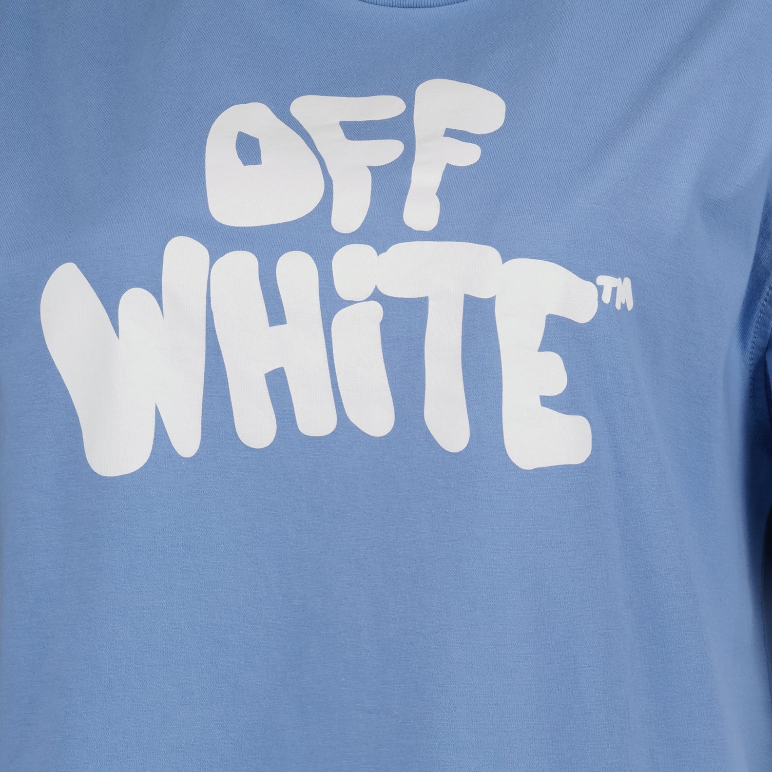 T-shirt T-shirt 70'S Off-White Blu Femme