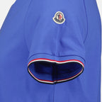티셔츠 T-shirt à logo et liseré Moncler 파란색 Homme