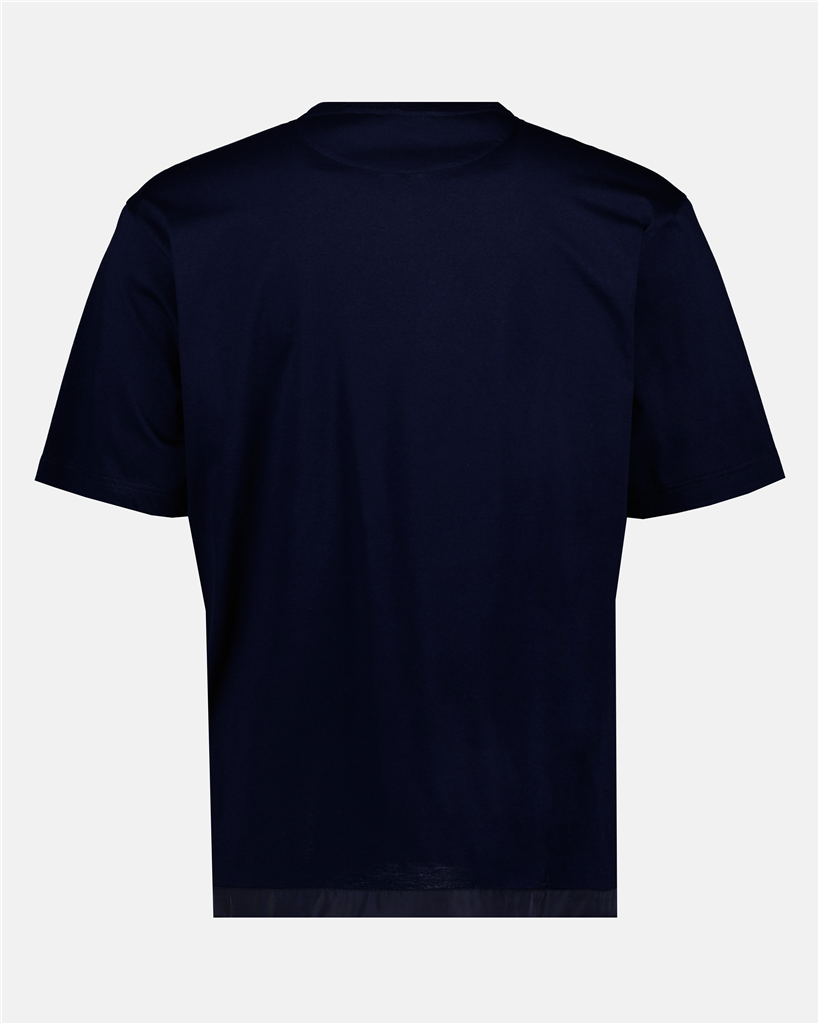 Camisetas T-shirt à logo triangle Prada Preto Homme