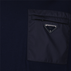 Camisetas T-shirt à logo triangle Prada Preto Homme