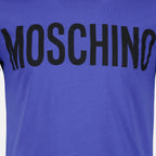 T-shirts T-shirt à logo Moschino Bleu Homme