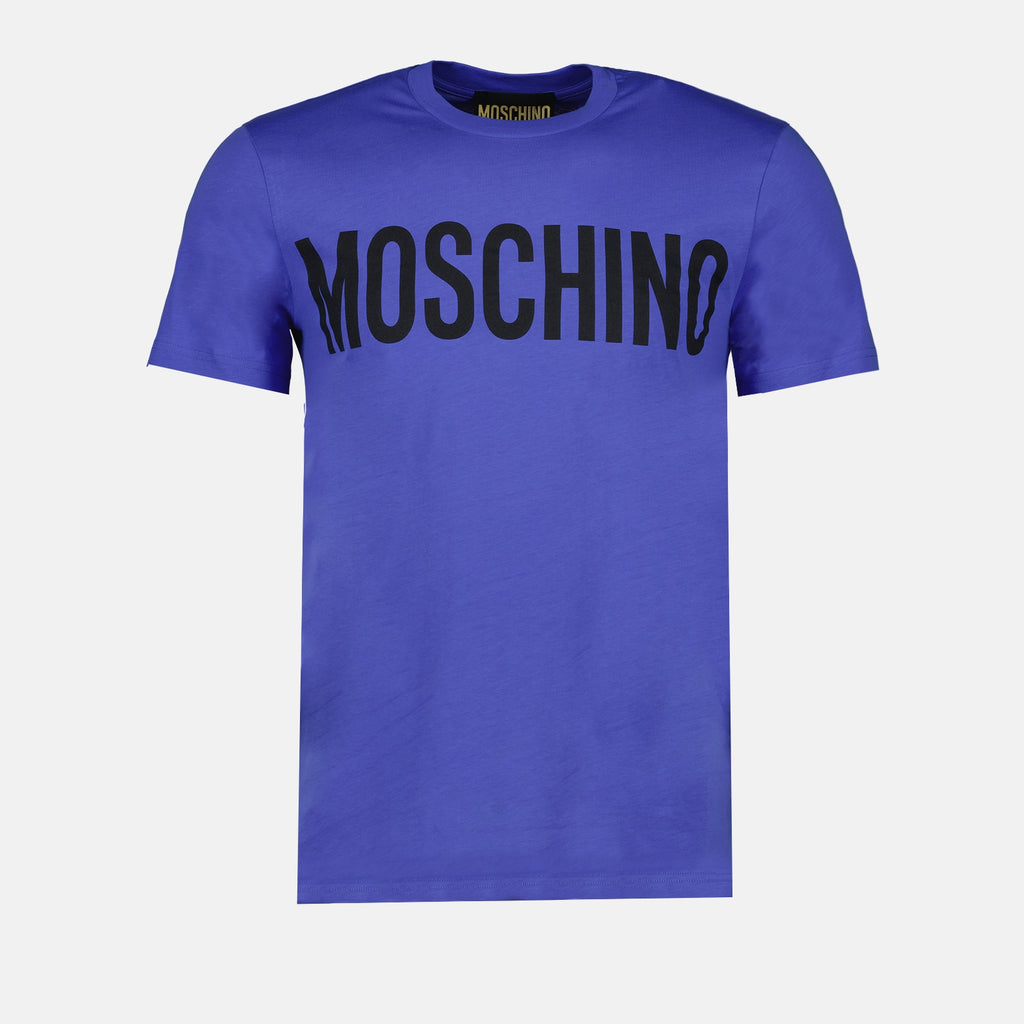 T-shirts T-shirt à logo Moschino Bleu Homme