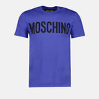 T-shirts T-shirt à logo Moschino Bleu Homme