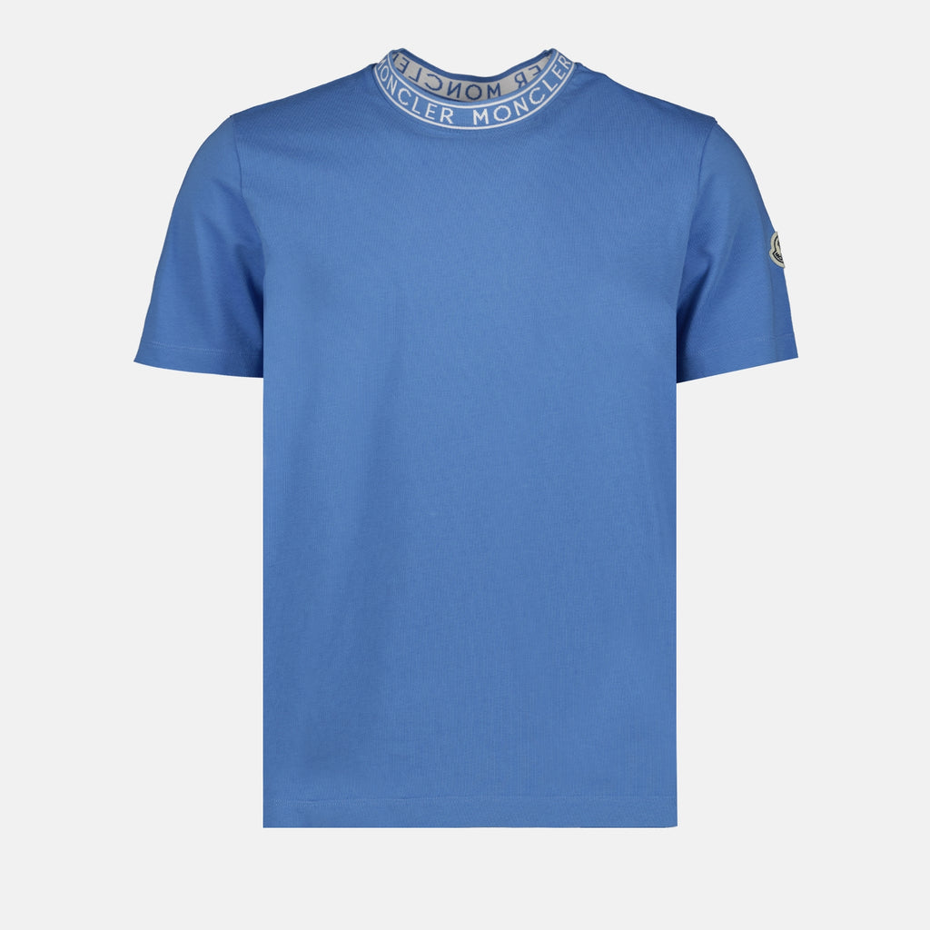 T-Shirts T-shirt à logo Moncler Blau Homme