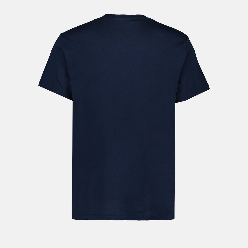 Tシャツ ロゴTシャツ Alexander McQueen 青 男