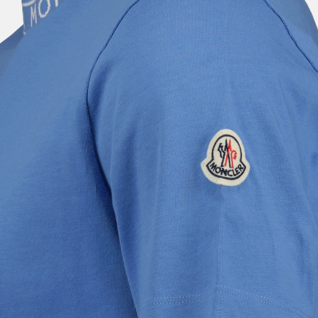 T-Shirts T-shirt à logo Moncler Blau Homme
