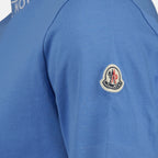 T-Shirts T-shirt à logo Moncler Blau Homme