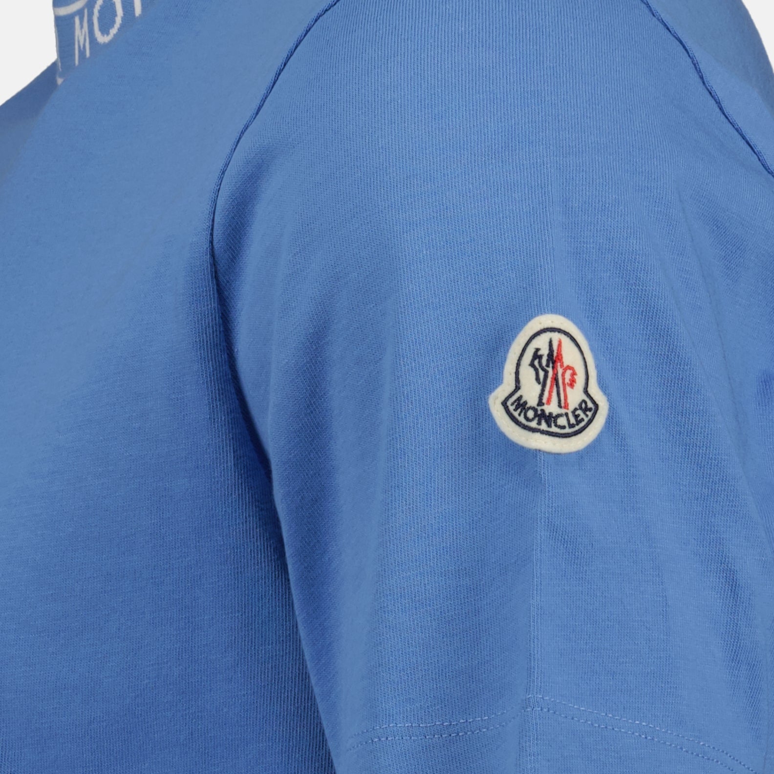 T-Shirts T-shirt à logo Moncler Blau Homme