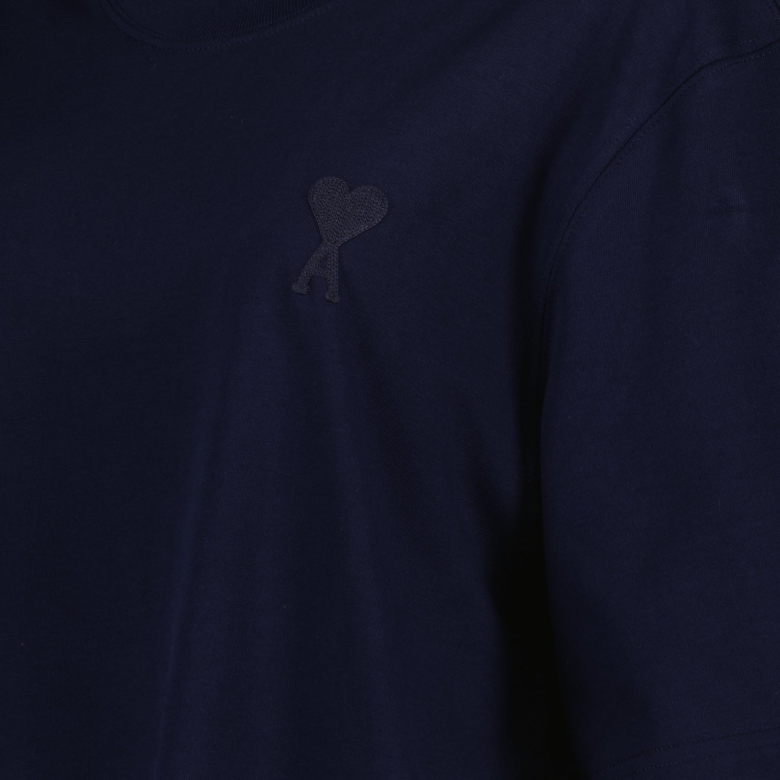 Camisetas T-shirt Ami de Coeur Ami PARIS Azul Unisexo