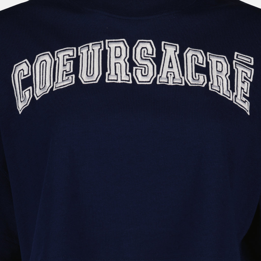 티셔츠 T-shirt Coeur sacré Ami PARIS 파란색 Femme