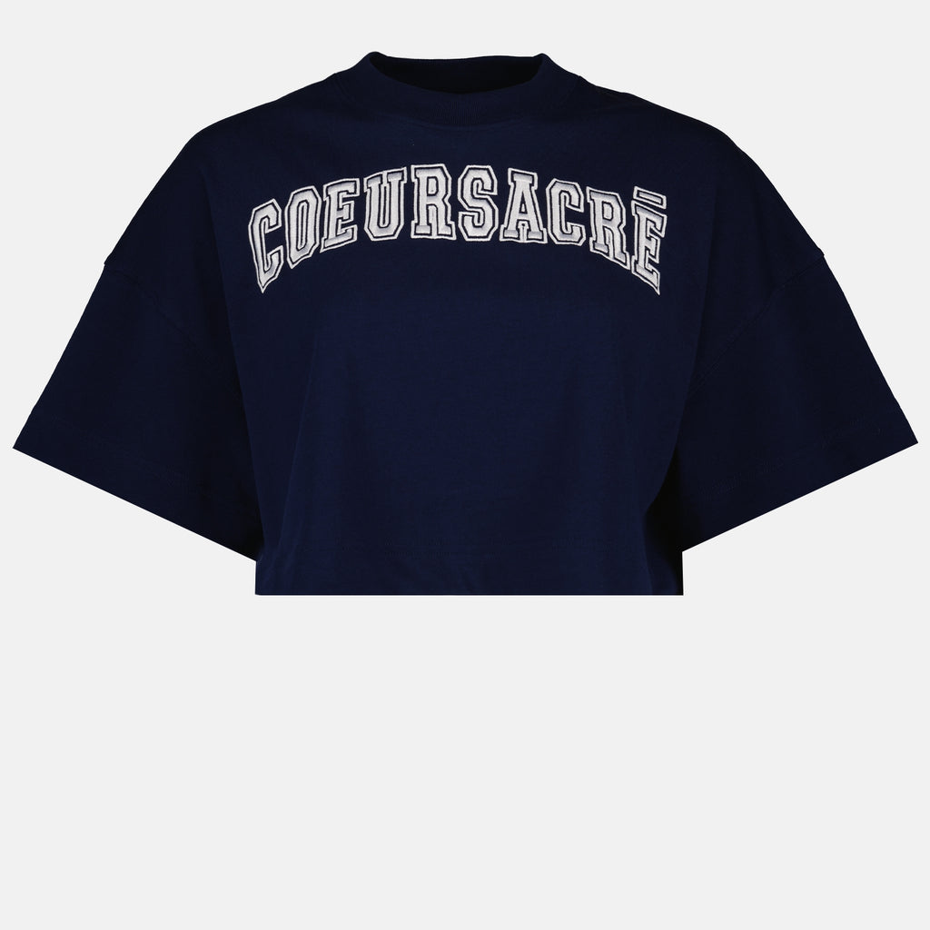 티셔츠 T-shirt Coeur sacré Ami PARIS 파란색 Femme