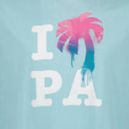 Camisetas T-shirt I love PA Palm Angels Azul Homme