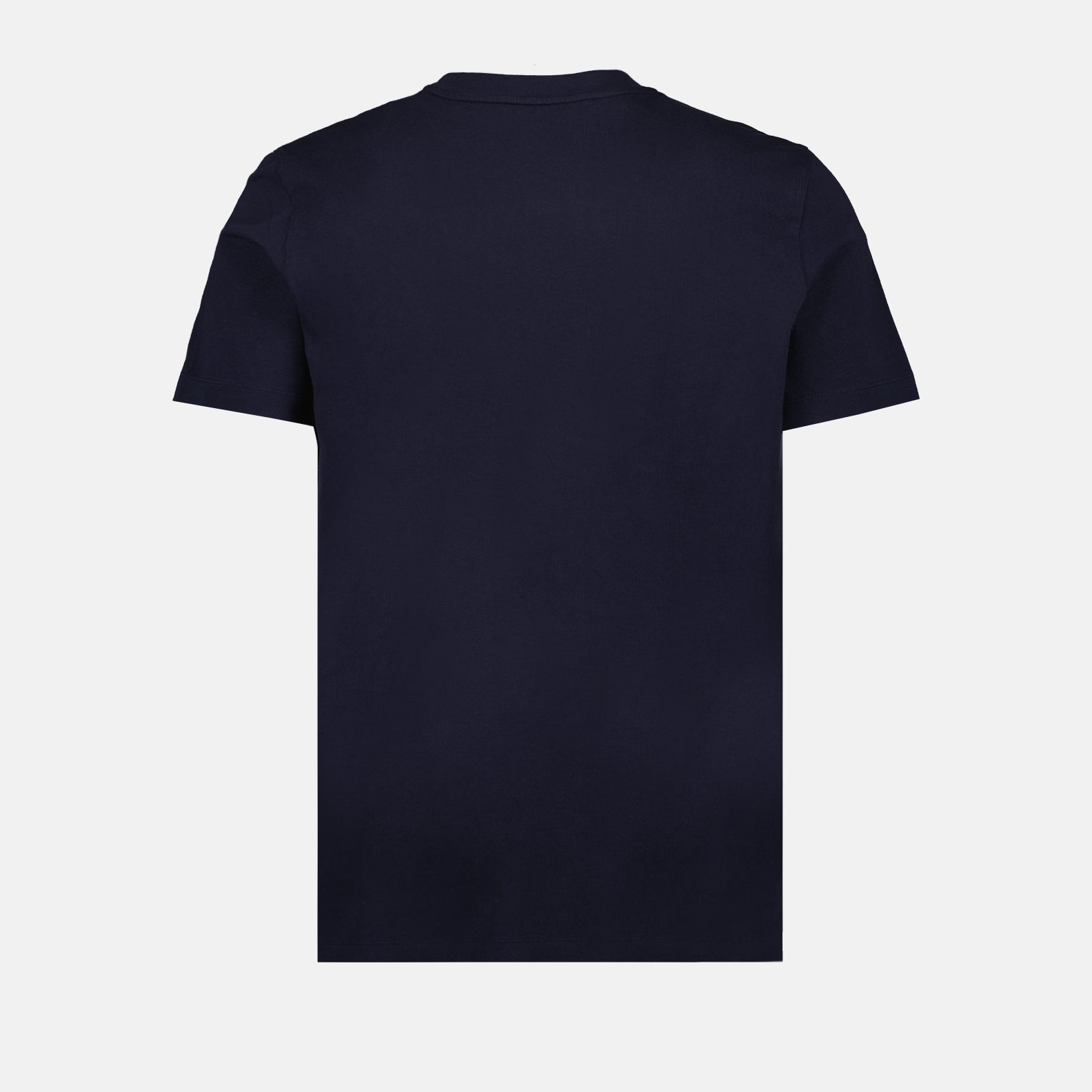 T-shirt T-shirt logo signature Moncler Blu Homme
