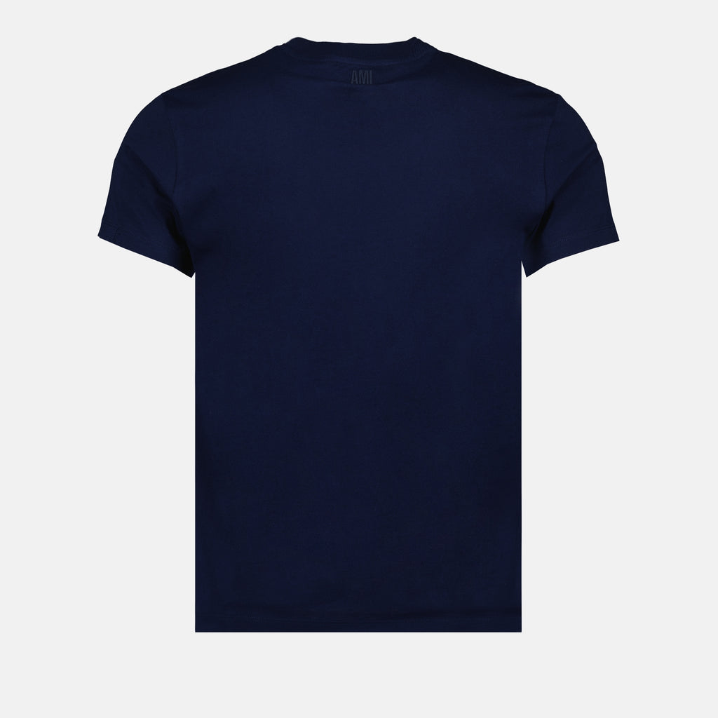 Camisetas T-shirt Ami de Coeur Ami PARIS Azul Unissex