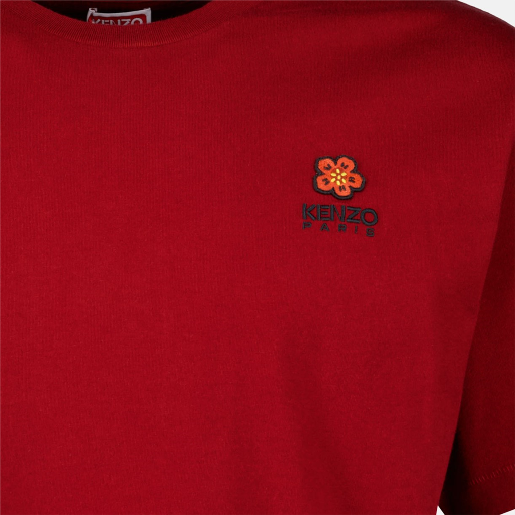 Tシャツ ボケフラワーTシャツ Kenzo ボルドー 男