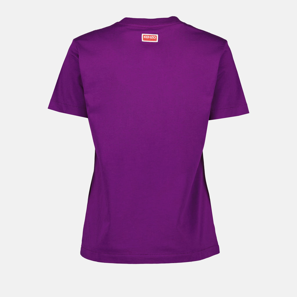 Tシャツ ボケフラワーTシャツ Kenzo 紫 女性