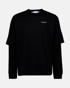 Tシャツ カラヴァッジョ Tシャツ Off-White 黒 男