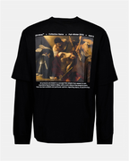Tシャツ カラヴァッジョ Tシャツ Off-White 黒 男