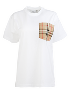 T-shirts T-shirt Carrick Burberry Blanc Femme