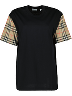 T-Shirts T-shirt Carrick Burberry Schwarz Femme