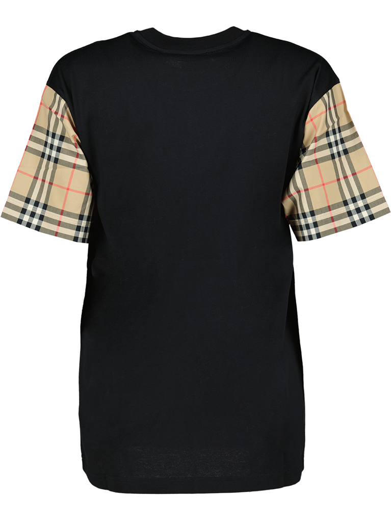 T-Shirts T-shirt Carrick Burberry Schwarz Femme