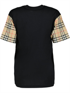 T-Shirts T-shirt Carrick Burberry Schwarz Femme