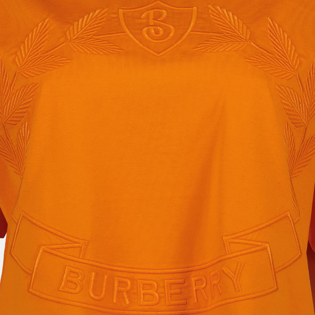 T-shirts T-shirt Carrick Burberry Orange Femme