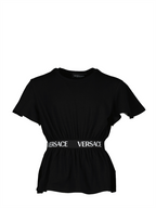 Bekleidung T-shirt ceinturée Versace Schwarz Kinder