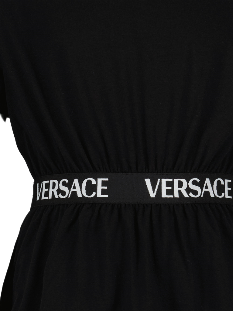Bekleidung T-shirt ceinturée Versace Schwarz Kinder