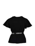Bekleidung T-shirt ceinturée Versace Schwarz Kinder