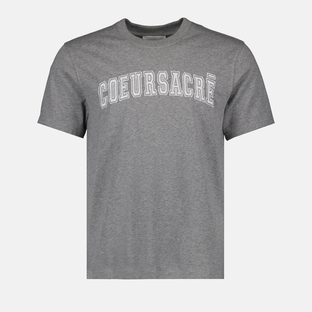 T-shirts T-shirt coeur sacré Ami PARIS Gris Homme