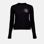 티셔츠 T-shirt college Palm Angels 검은색 Femme