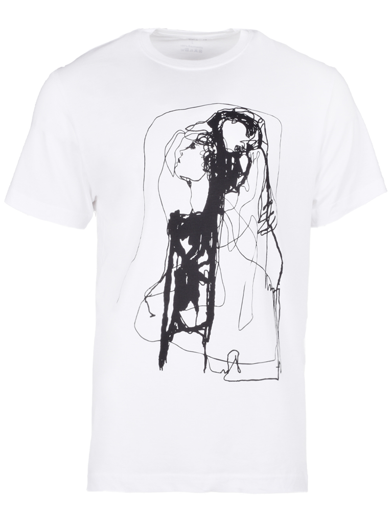Camisetas T-Shirt para Casal Askthedust Branco Homme