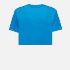 Camisetas T-shirt crop Off-White Azul Femme