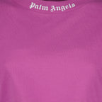 T-shirts T-shirt crop Palm Angels Violet Femme