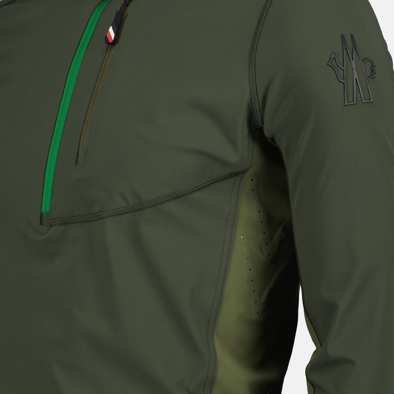 Camisetas T-shirt de sport Moncler Grenoble Verde Homme