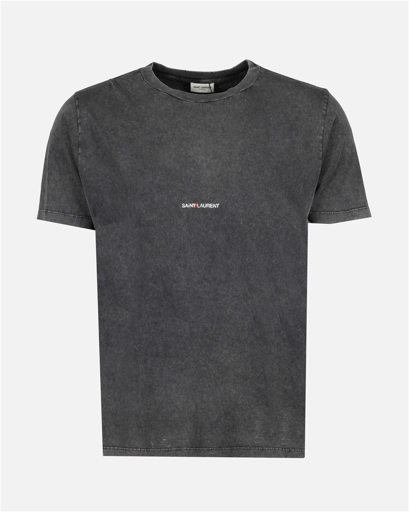 Camisetas T-shirt destroy Saint Laurent Gris Homme
