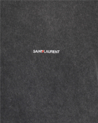 Camisetas T-shirt destroy Saint Laurent Gris Homme