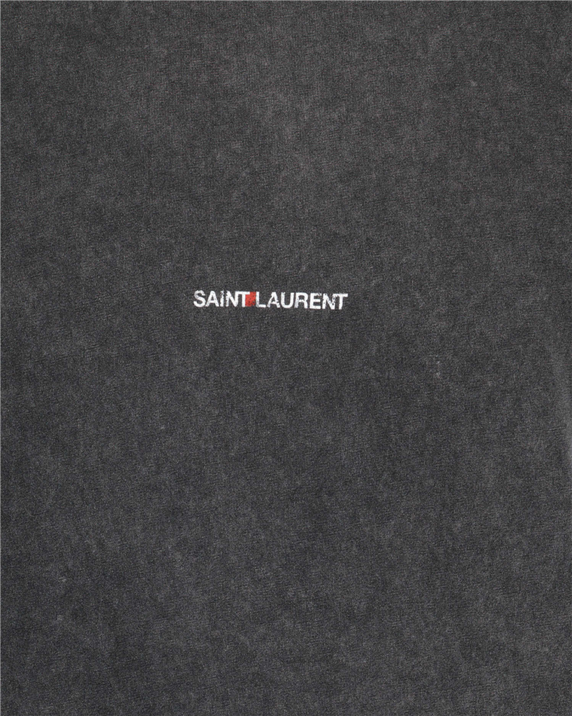 Camisetas T-shirt destroy Saint Laurent Gris Homme