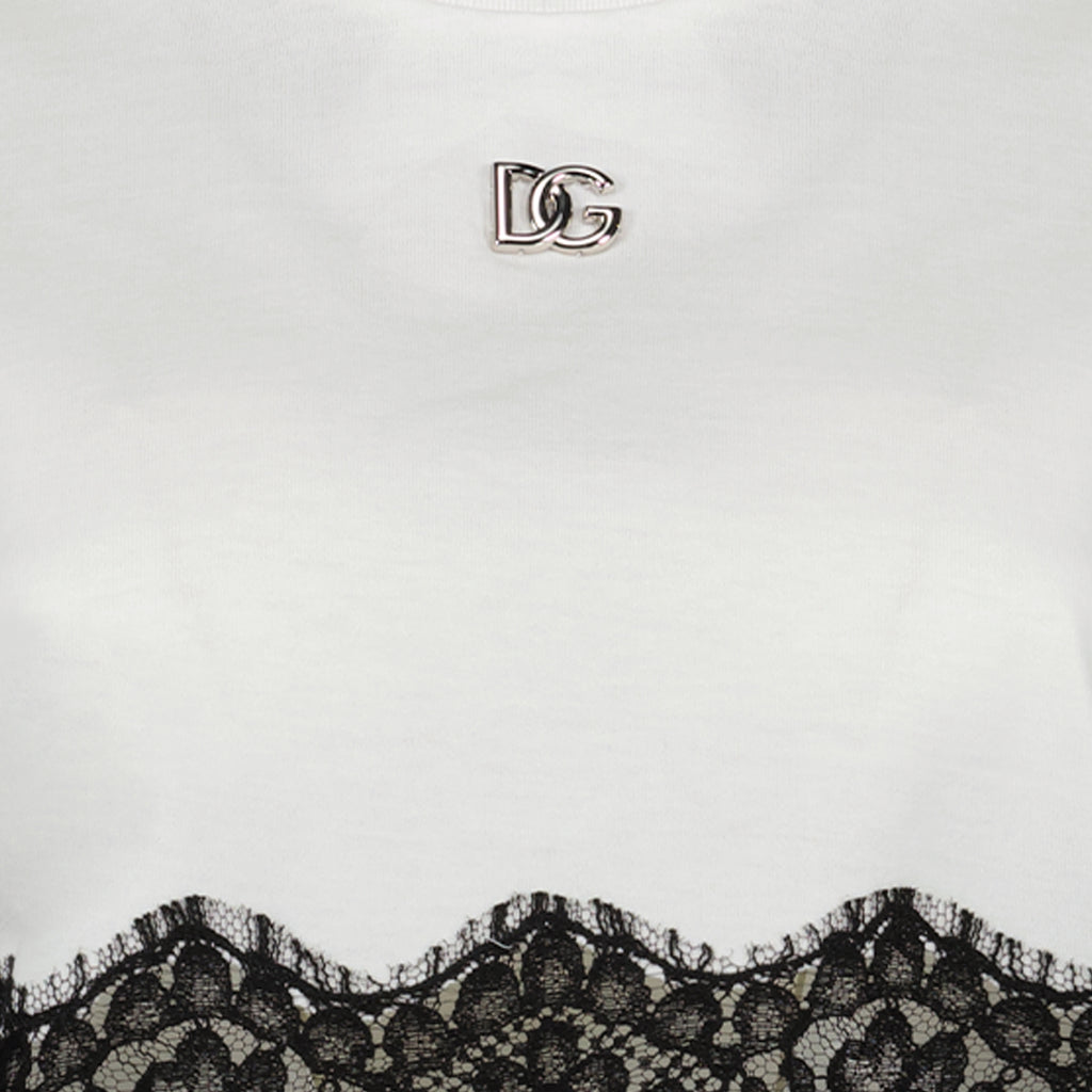 T-shirts T-shirt DG Dolce & Gabbana Blanc Femme