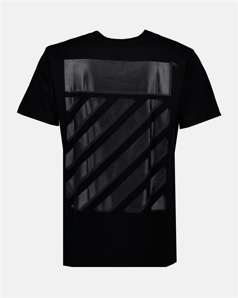 T-shirts T-shirt Diag Off-White Noir Homme