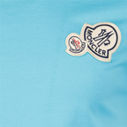 T-shirts T-shirt double logo Moncler Bleu Homme