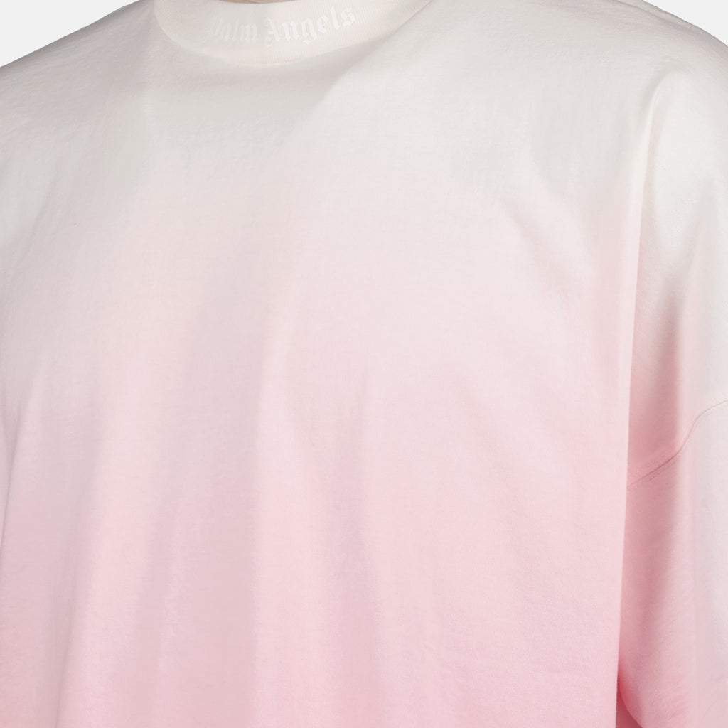 T-shirt T-shirt effet dégradé Palm Angels Rosa Femme