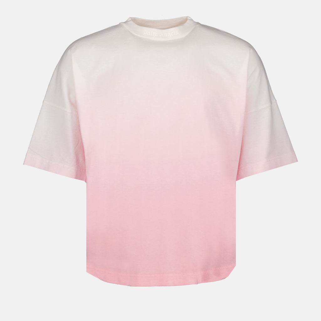 T-shirt T-shirt effet dégradé Palm Angels Rosa Femme