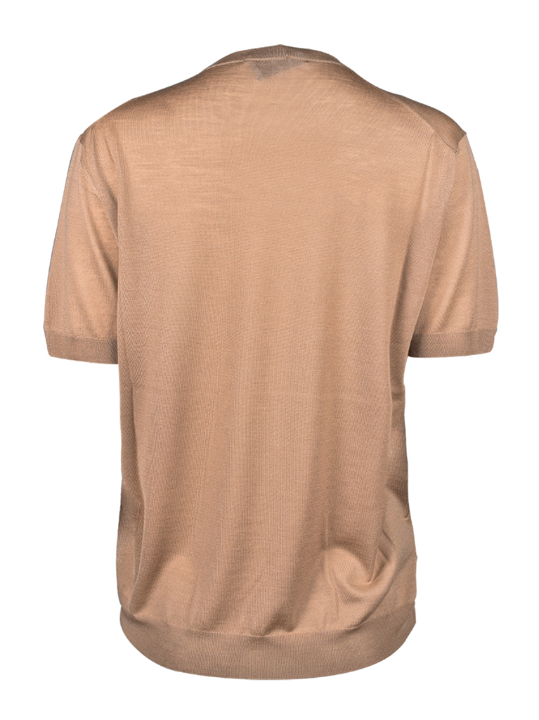 Felpe T-shirt en laine Prada Beige Femme