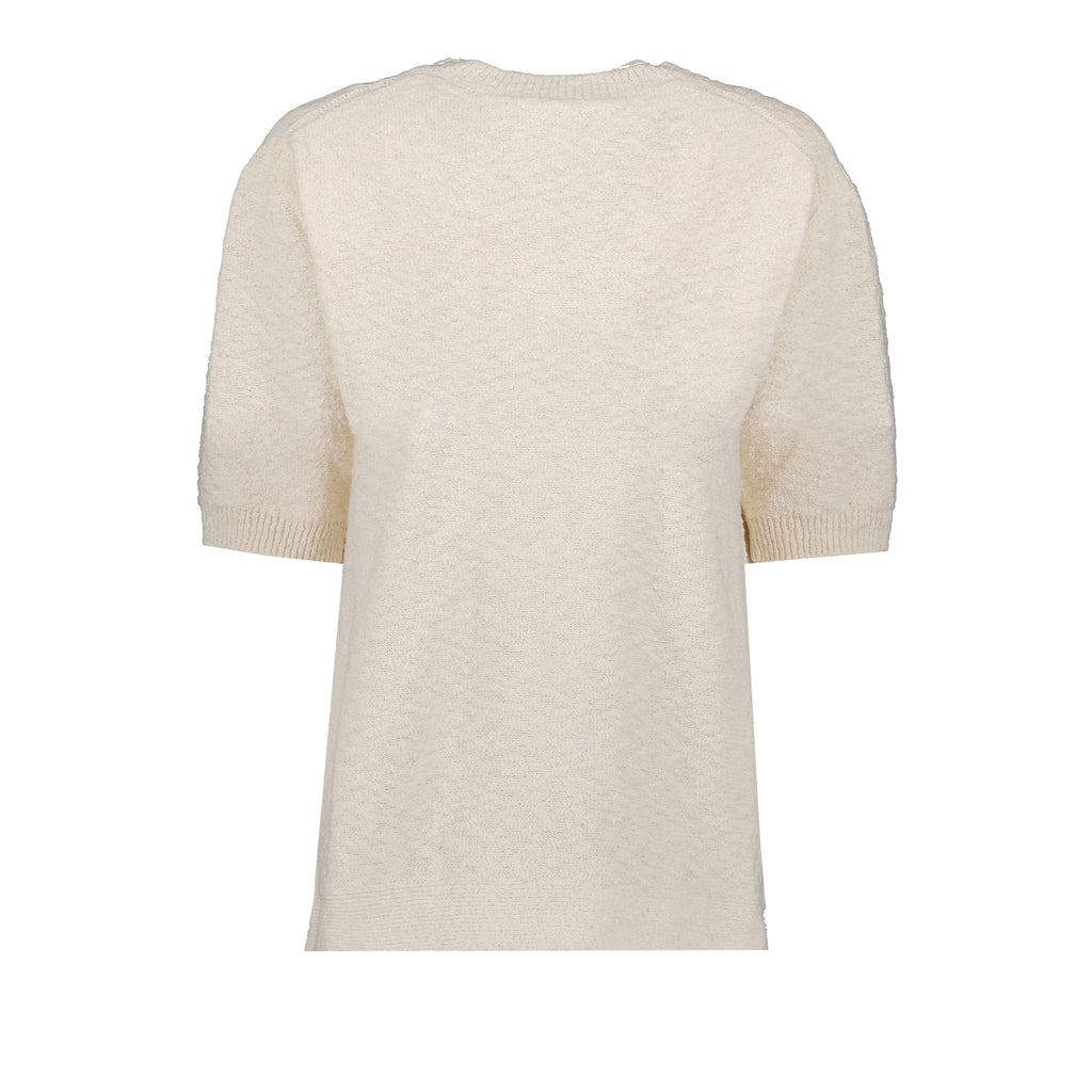 T-shirts T-shirt en maille Maison Margiela Blanc Femme